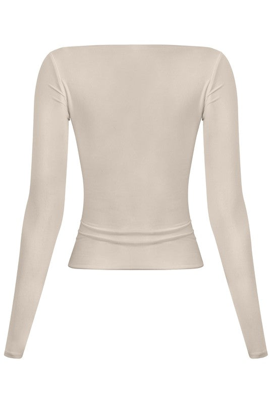 LOTIV BOATNECK LONG SLEEVE TOP (OATMEAL)