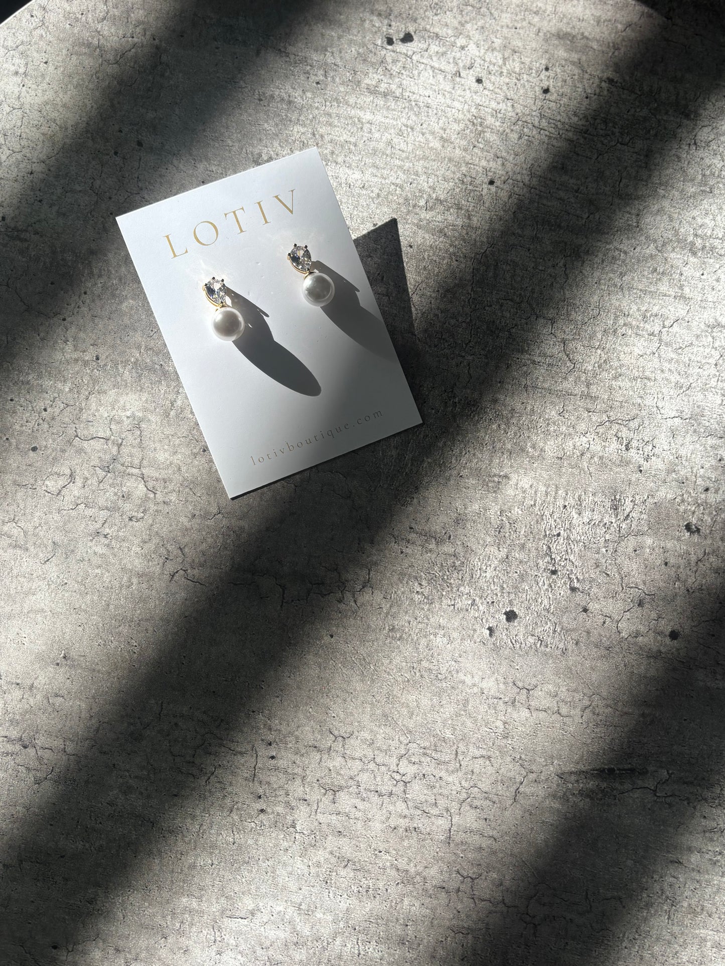 Pumla Pearl Drop Earrings (Gold)