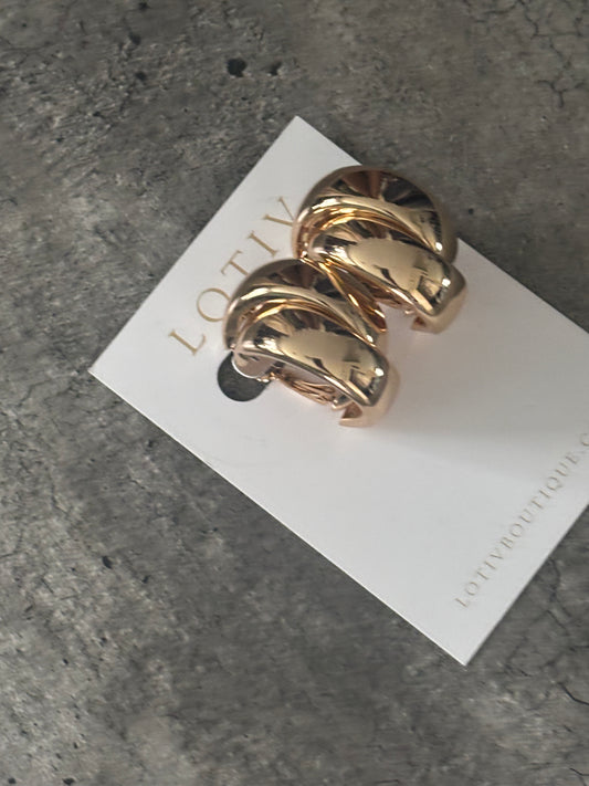 Anemoia Gold Hoop Earrings