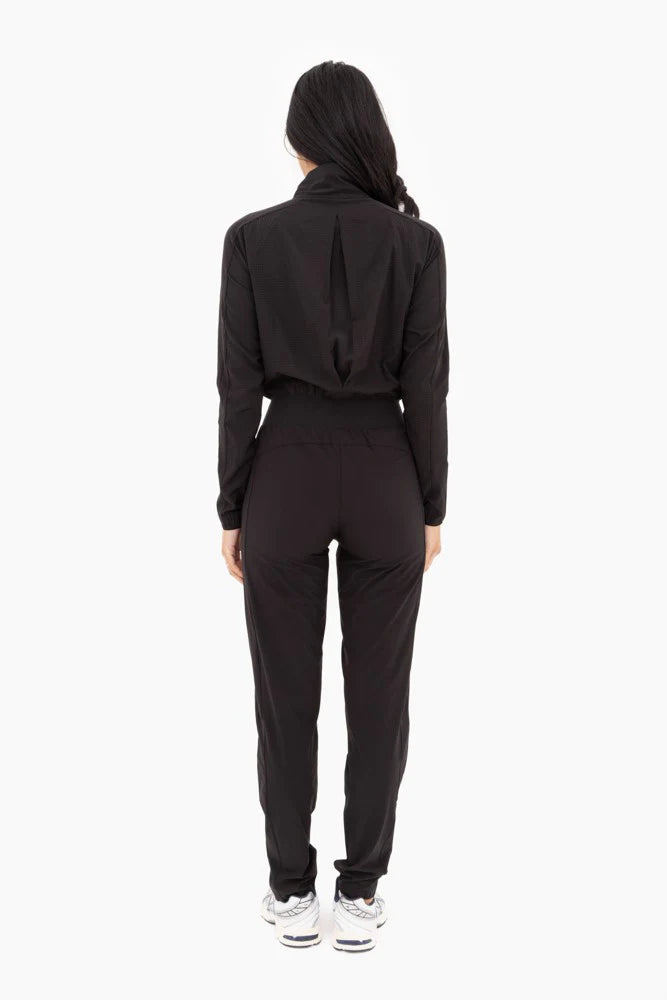 YAZMIN TAILORED UTILITY JUMPSUIT (BLACK)