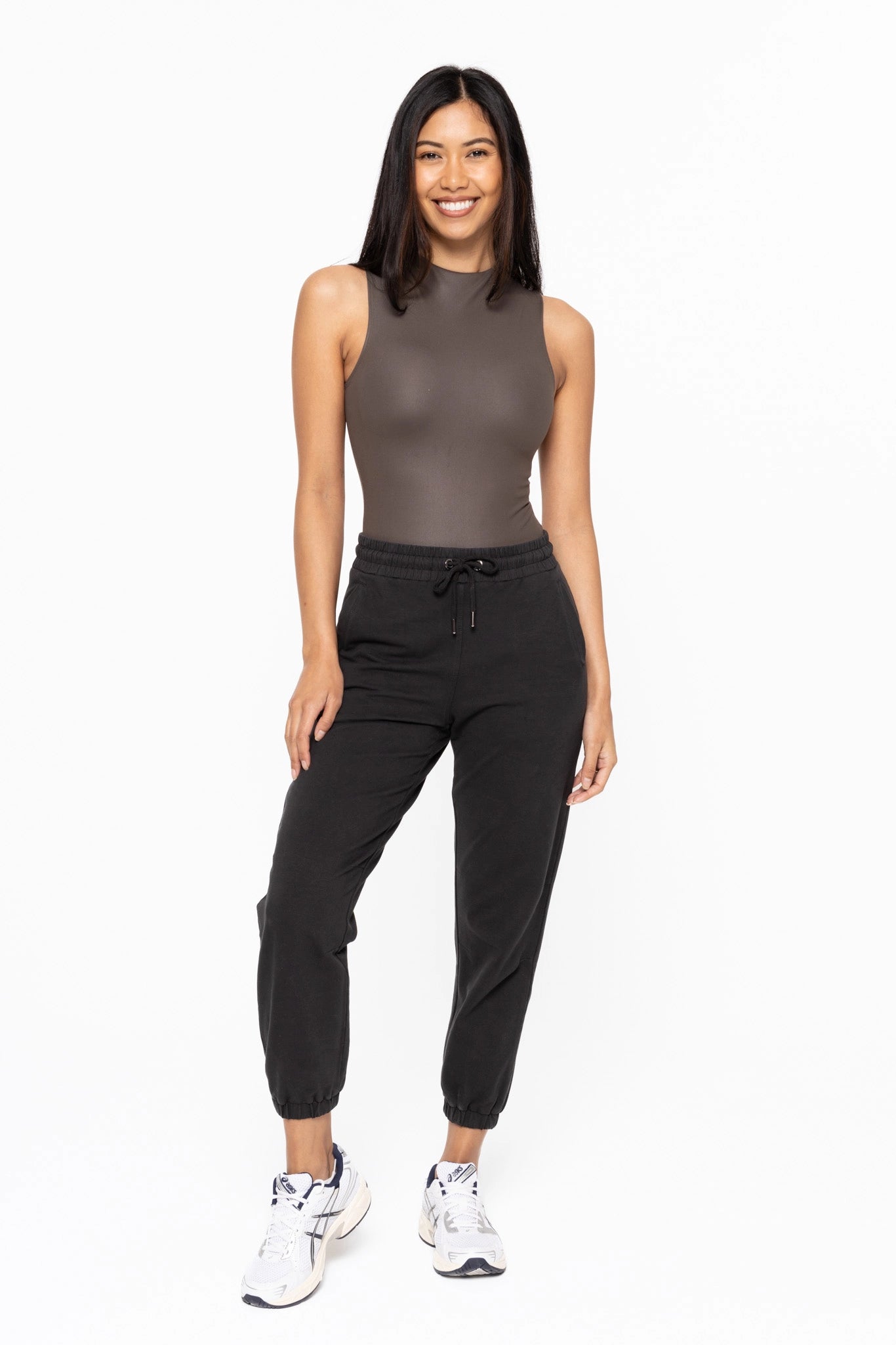 Sophie Sleeveless Bodysuit (Dark Olive)