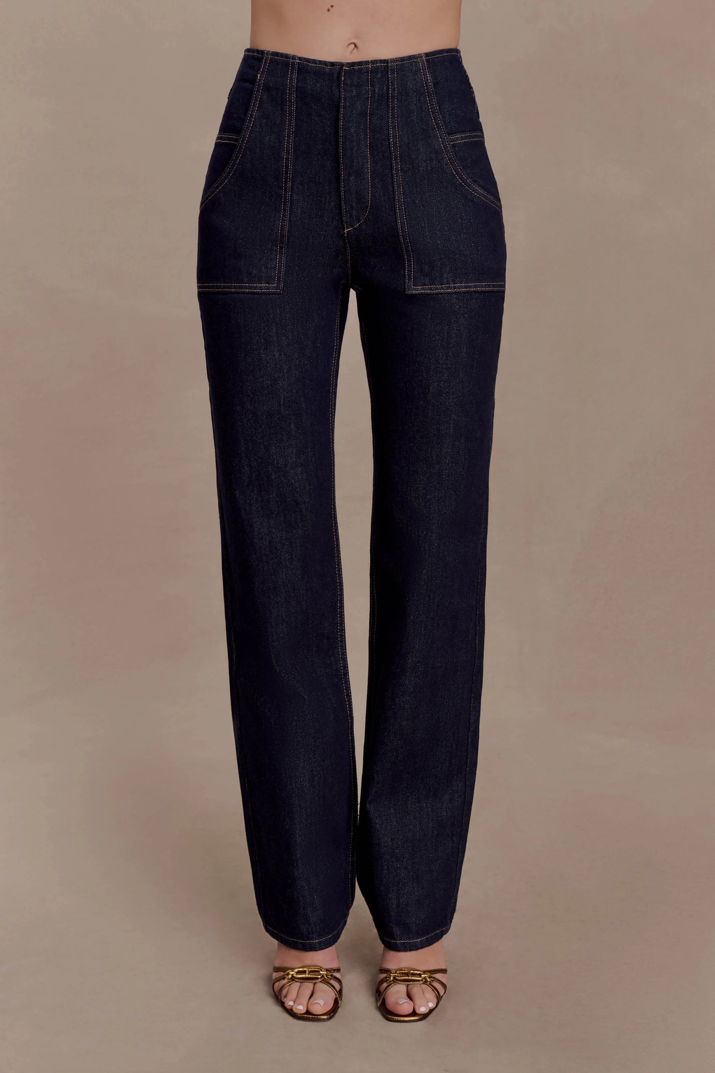 Dark High Waisted Blue Jean Lotiv Women's Denim