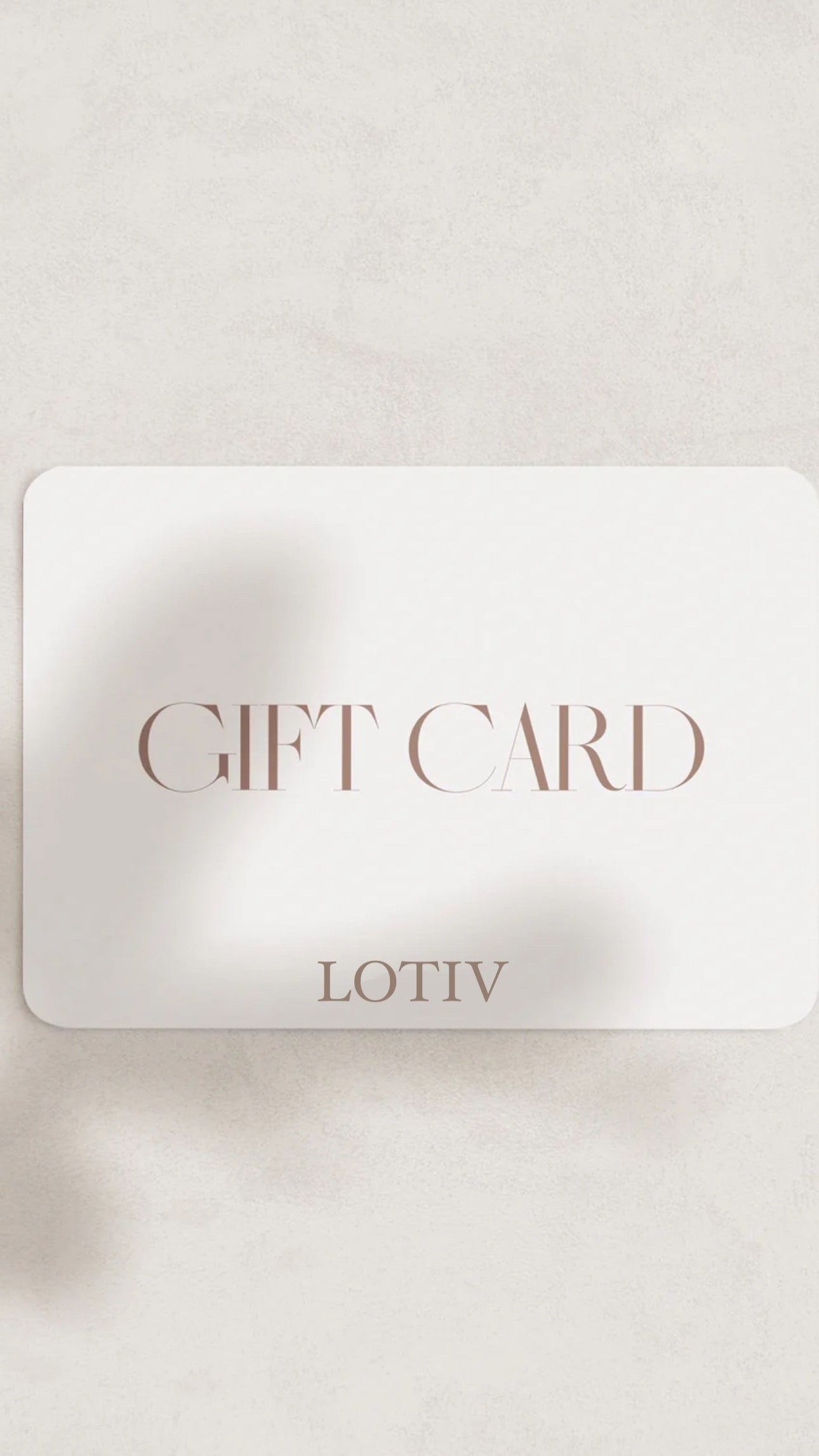 LOTIV GIFT CARD