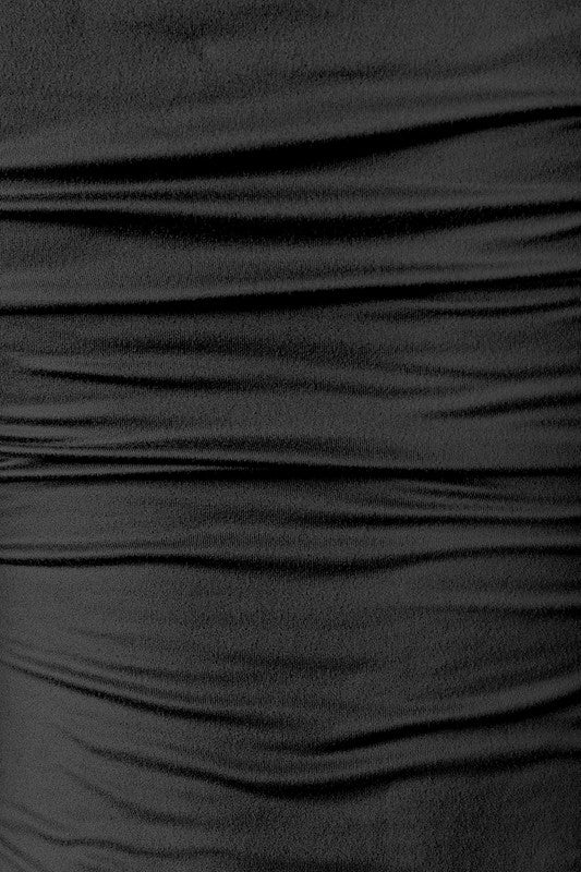 LOTIV LONG SLEEVE BODYSUIT TOP (BLACK)