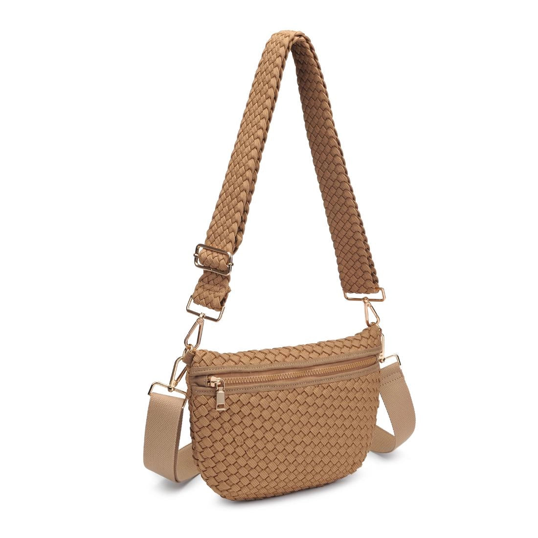 Nude Ethereal  Woven Sustainable Crossbody Lotiv Bag Purse