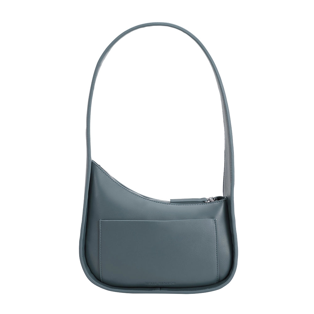 Willow Recycled Vegan Shoulder Bag (Slate)