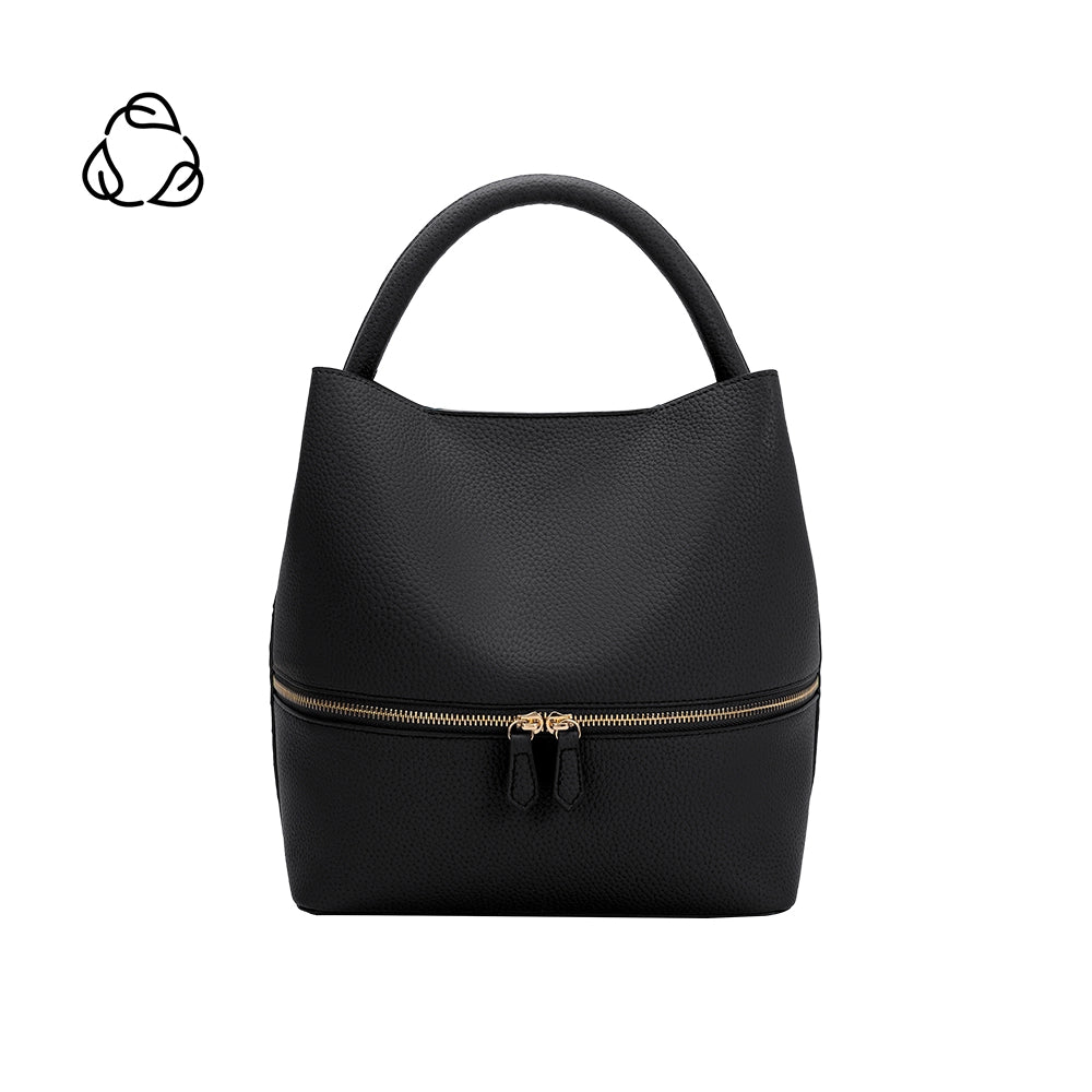 Karianna Recycled Vegan Crossbody Bag (Black)