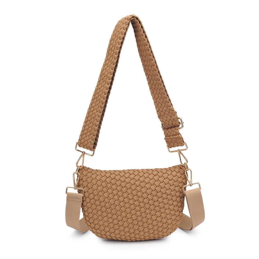 Nude Ethereal  Woven Sustainable Crossbody Lotiv Bag Purse
