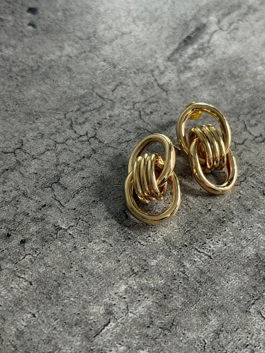 Hayden Link Earrings (Gold)