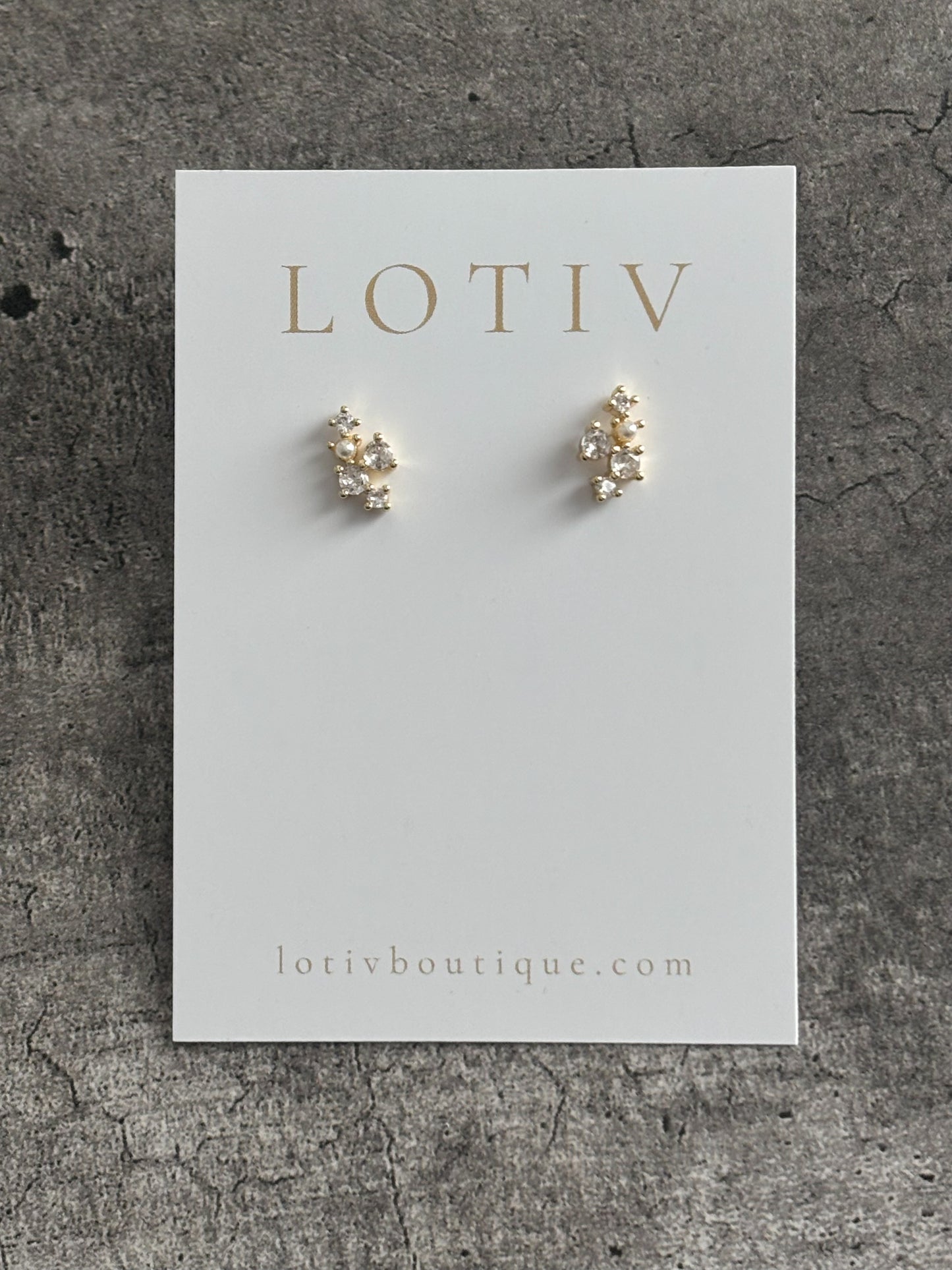 Sher Cluster Stud (Gold)