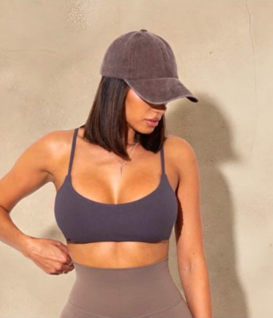 Faded Wash Baseball Hat (Gray)