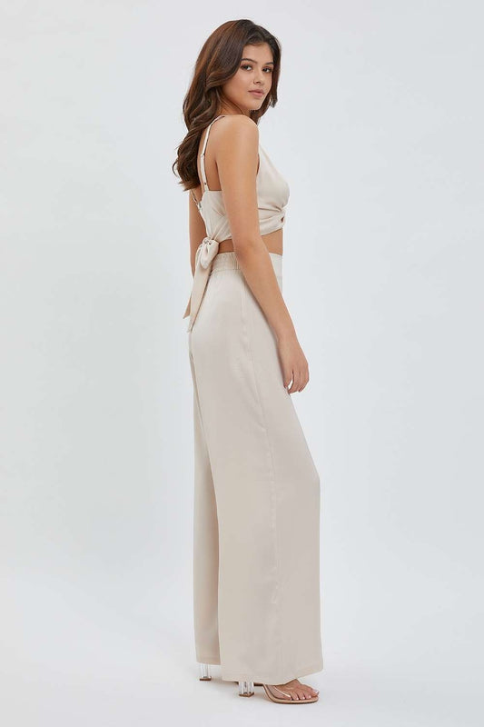 The Marlo Satin Set (Champagne)