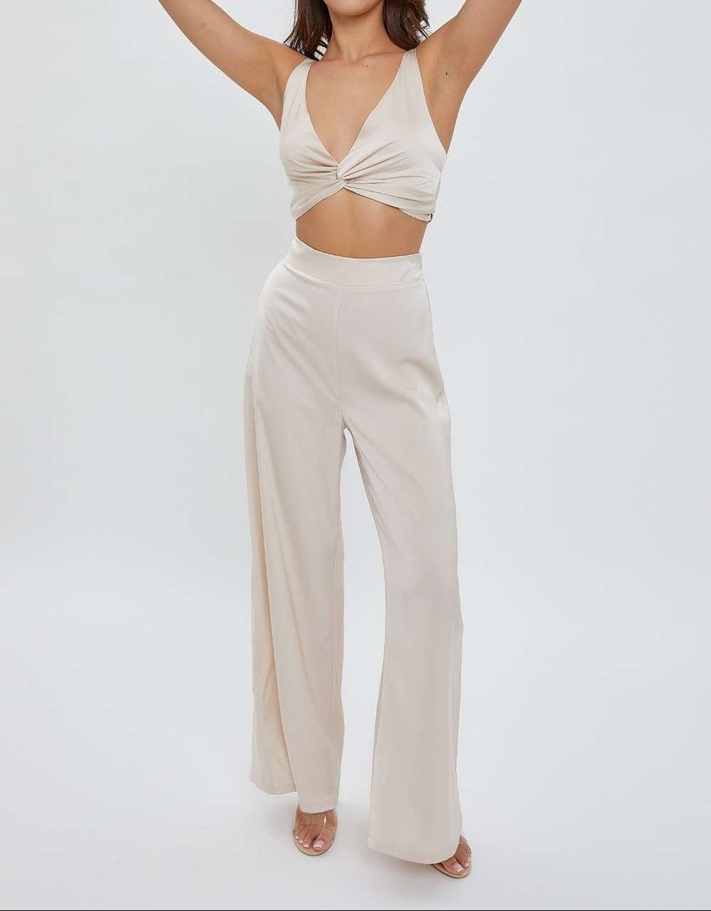 The Marlo Satin Set (Champagne)