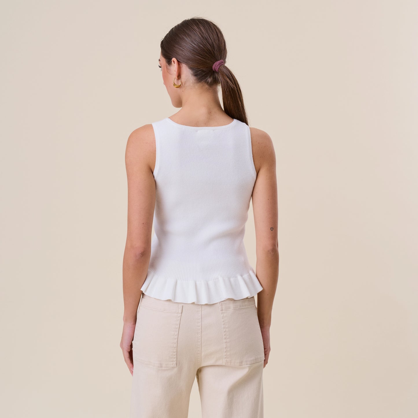The Rosalie Ribbed Knit Top