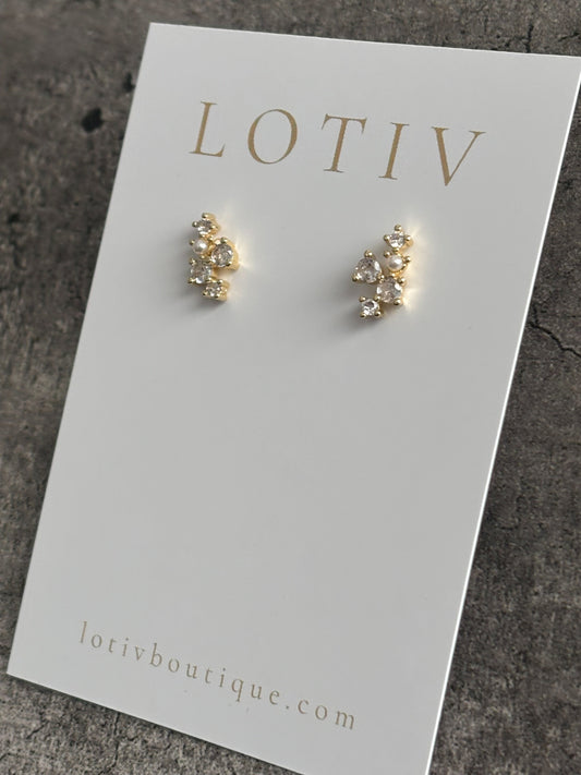 Sher Cluster Stud (Gold)