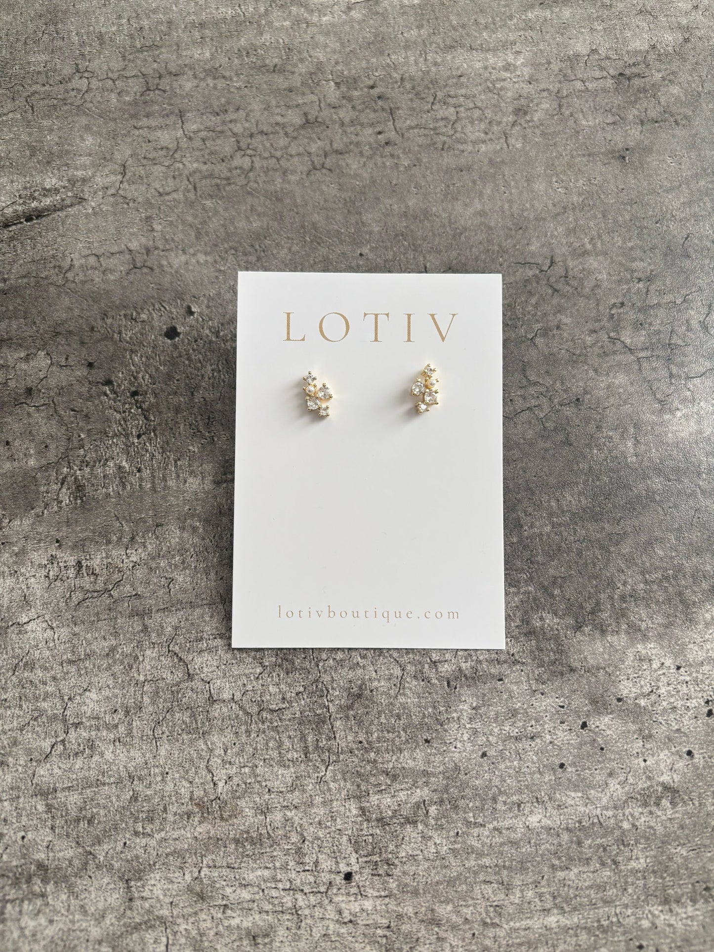 Sher Cluster Stud (Gold)