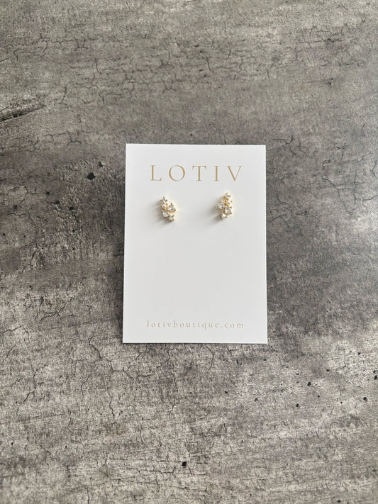 Sher Cluster Stud (Gold)