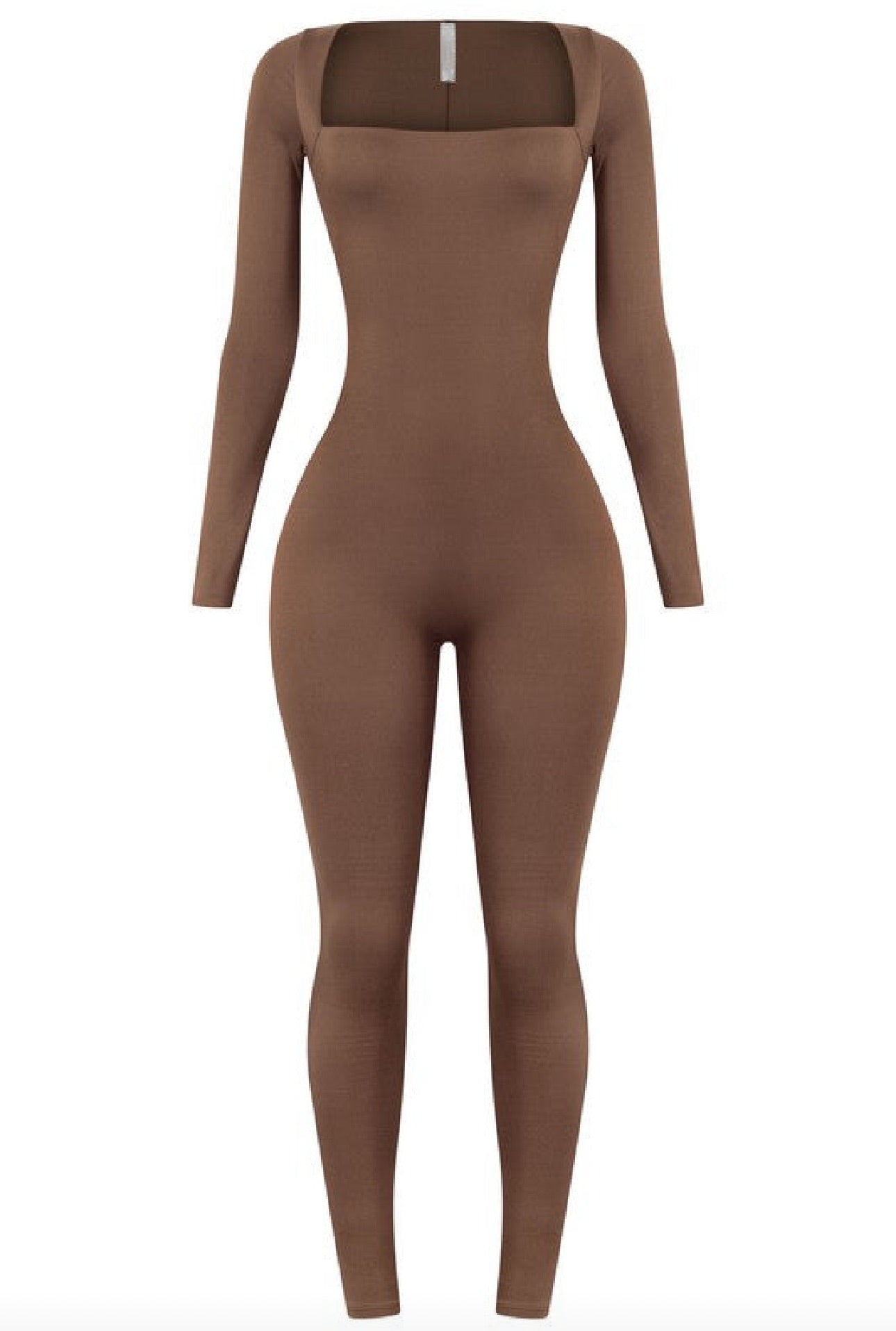 LOTIV Long Sleeve Jumpsuit (Brown)