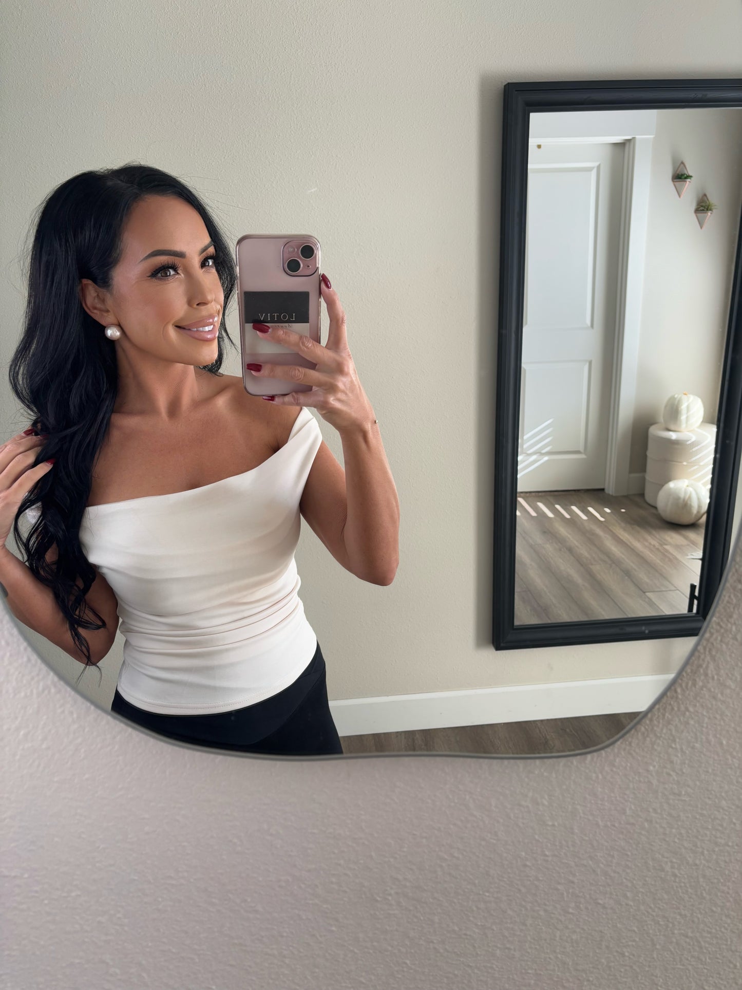 CARISSA OFF THE SHOULDER TOP (CREAM)