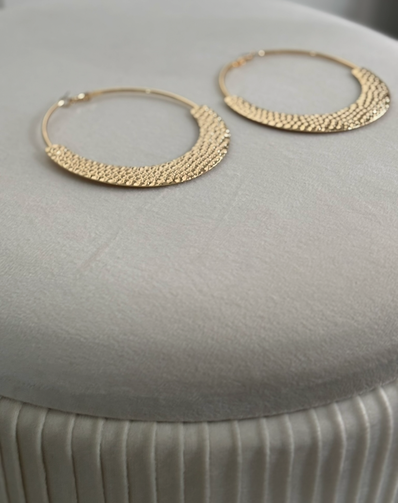 Gold hoop Festival earrings Lotiv Earrings