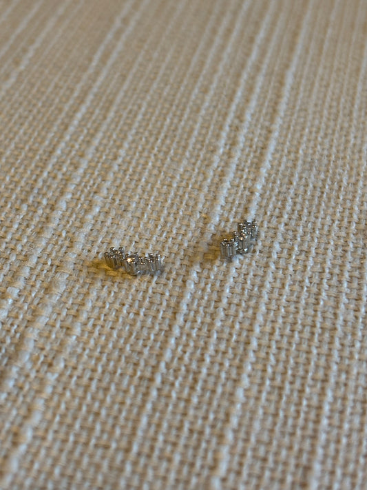 Louisa Silver Ear Climber Earrings