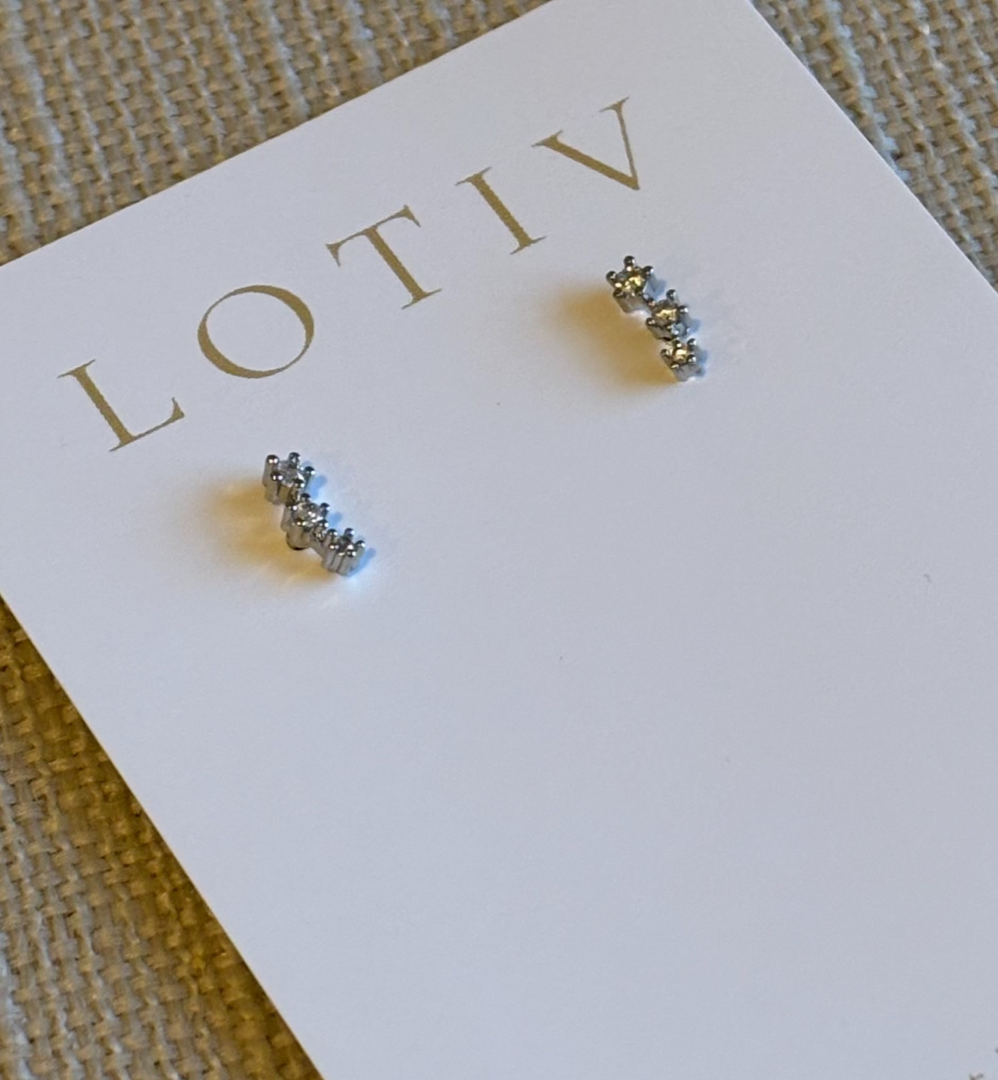 Louisa Silver Ear Climber Earrings