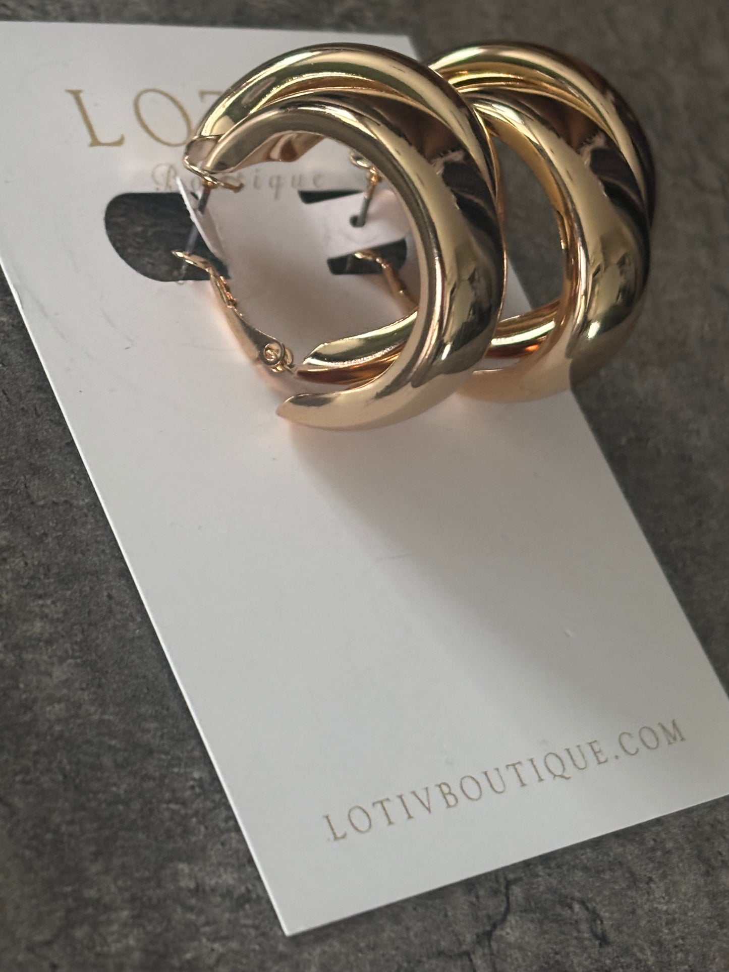 Anemoia Gold Hoop Earrings