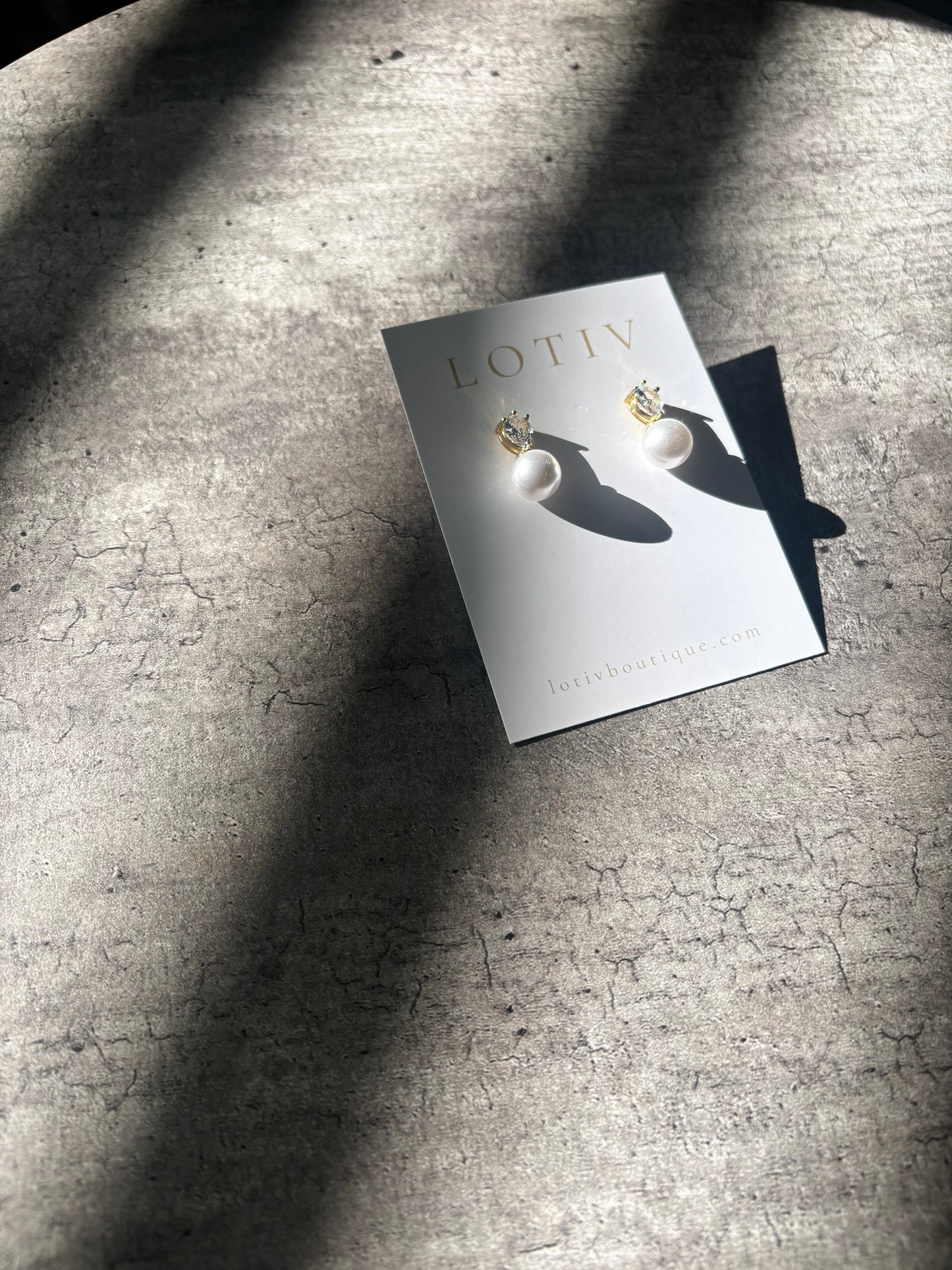 Pumla Pearl Drop Earrings (Gold)