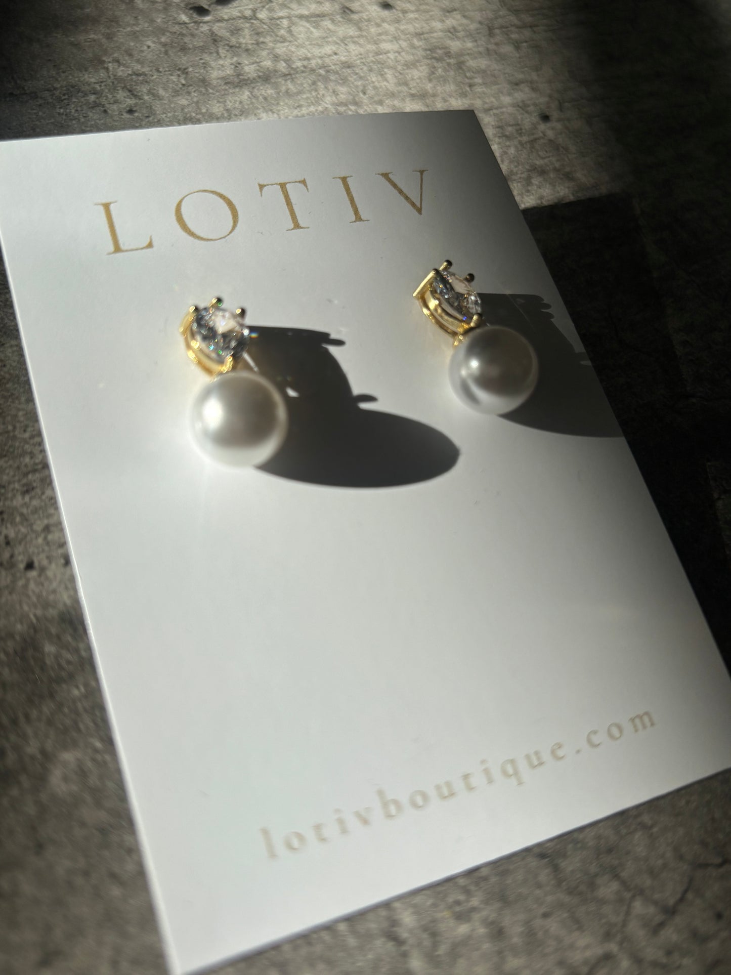 Pumla Pearl Drop Earrings (Gold)