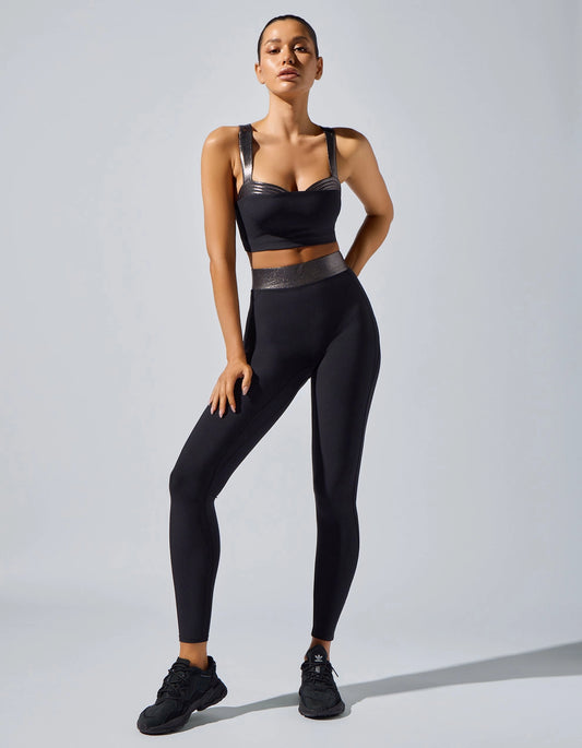 Lina Active Sports Top- Mona Kattan (Black)