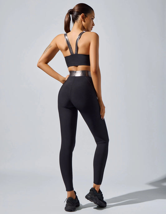 Lina Active Sports Top- Mona Kattan (Black)