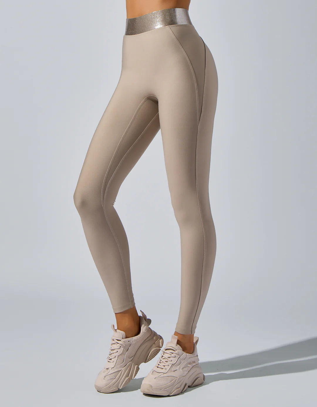 Lina Sports Leggings - Mona Kattan (Taupe)