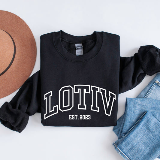 LOTIV CREWNECK SWEATSHIRT (BLACK)