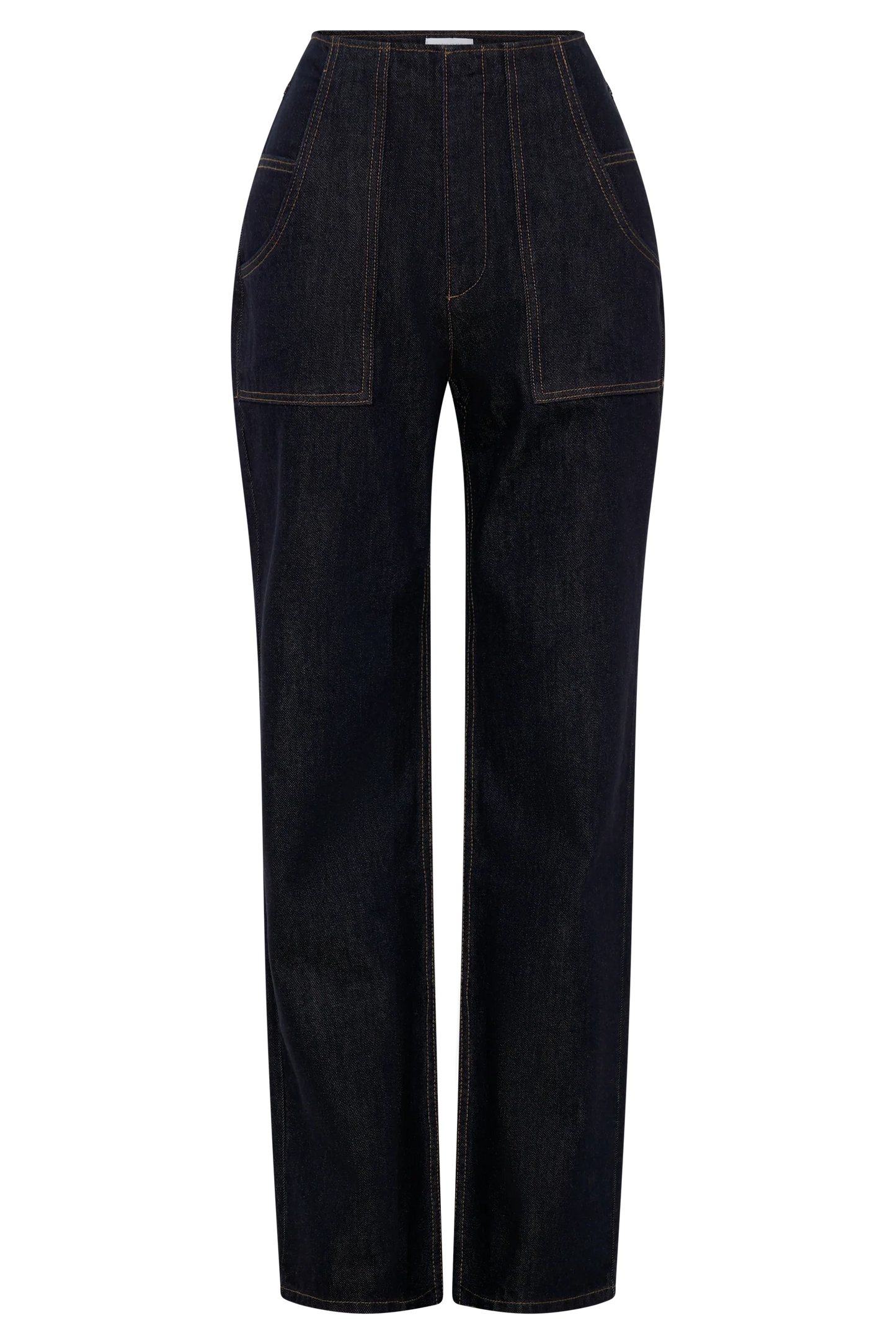 Blue High Waisted Straight leg Jean Lotiv Women's Denim