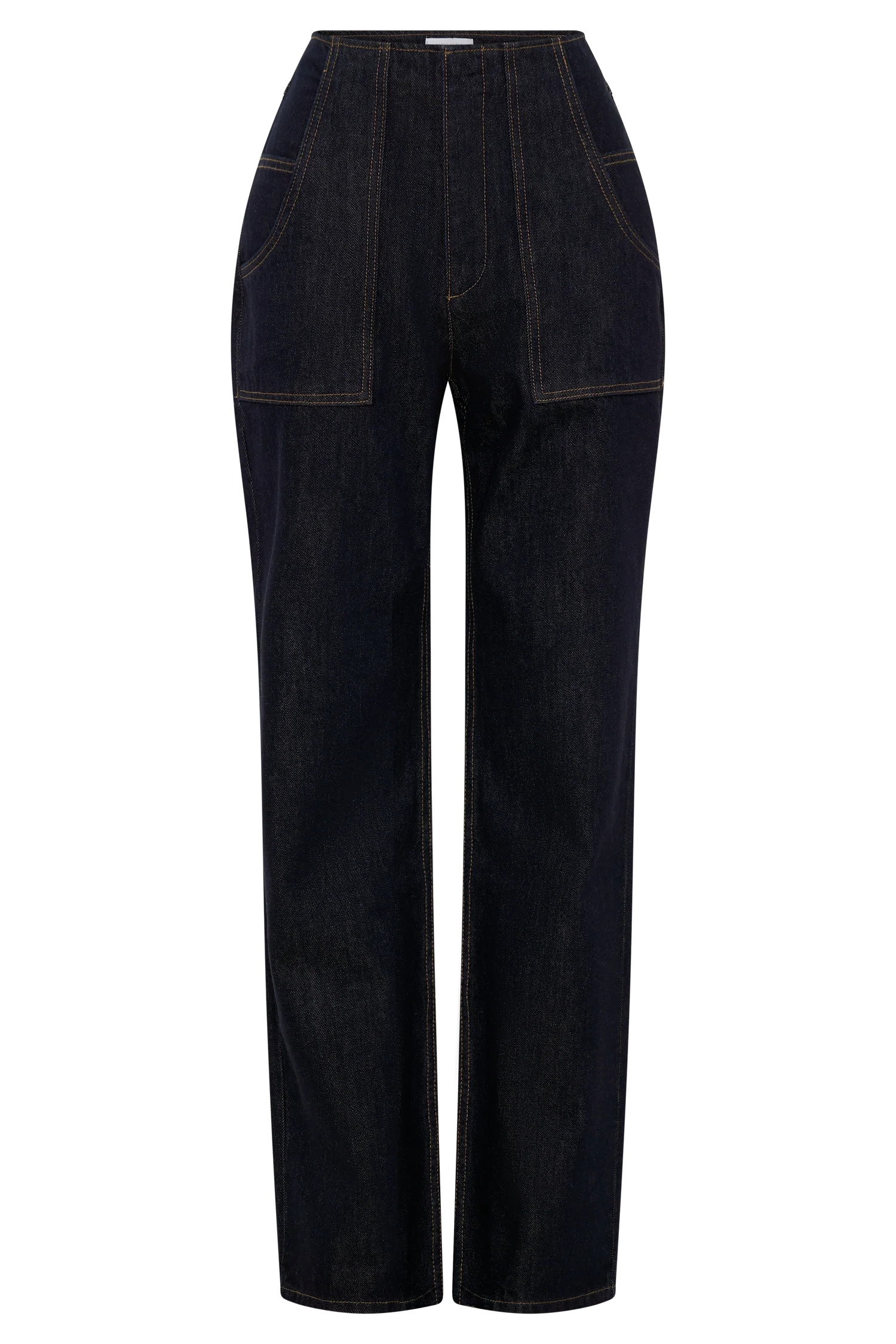 Blue High Waisted Straight leg Jean Lotiv Women's Denim