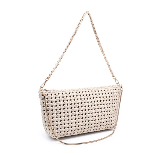 Eclipse Clutch Purse (Cream)