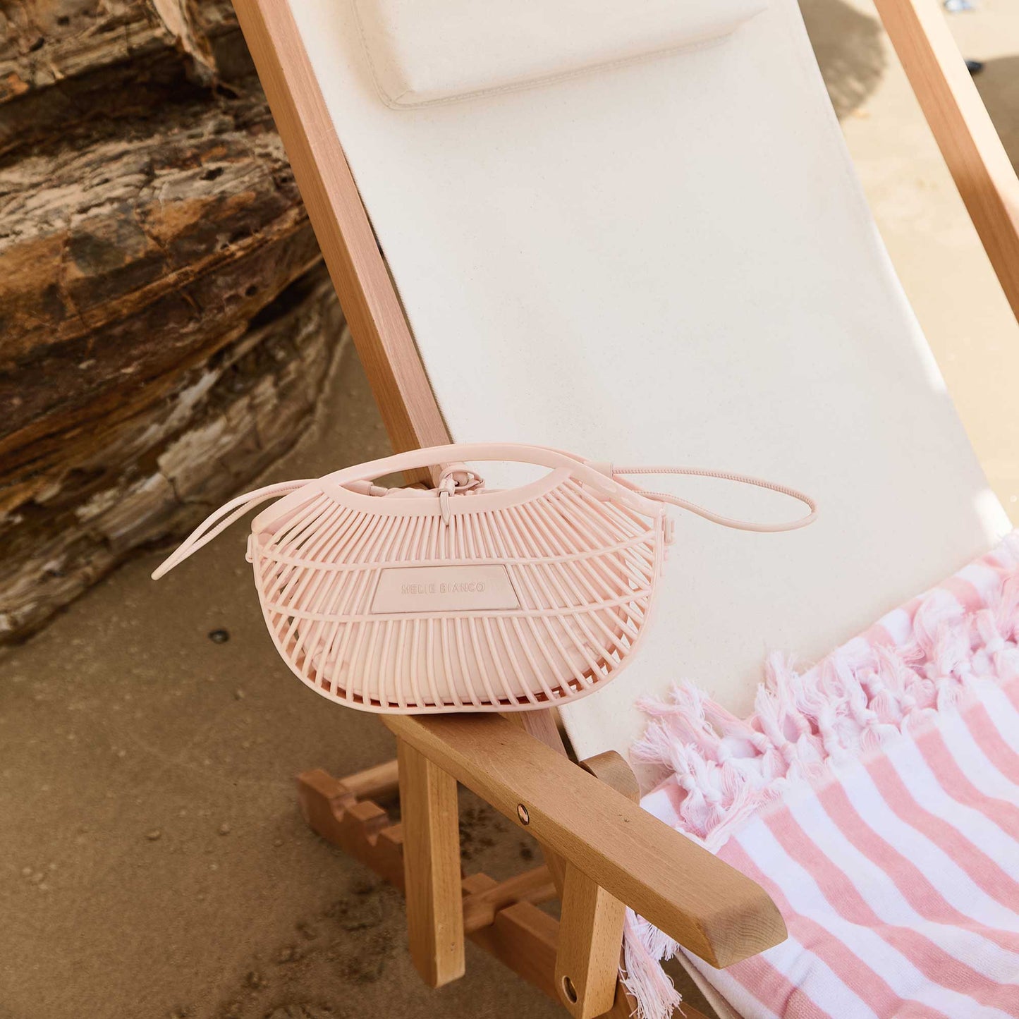 Nikko Peach Small Jelly Tote Bag