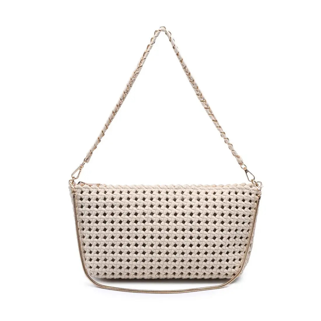 Eclipse Clutch Purse (Cream)