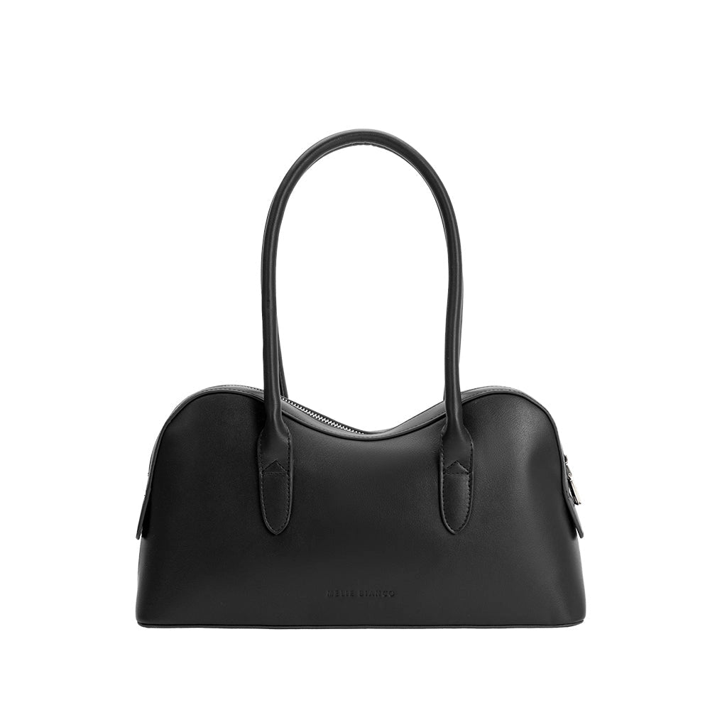 Tilda Recycled Vegan Leather Shoulder Bag (Black)