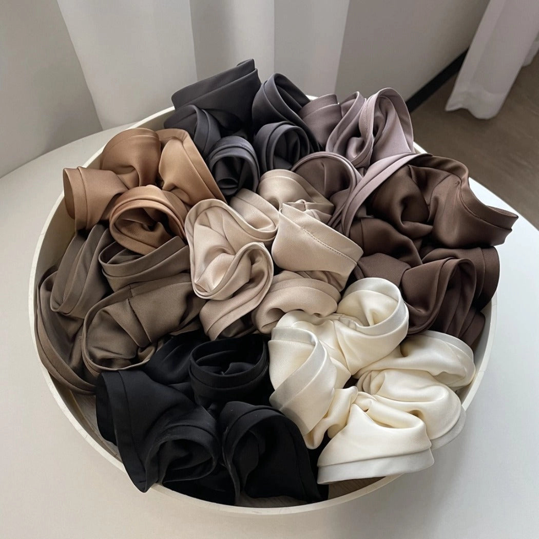 Grace Silk Satin Soft Scrunchie