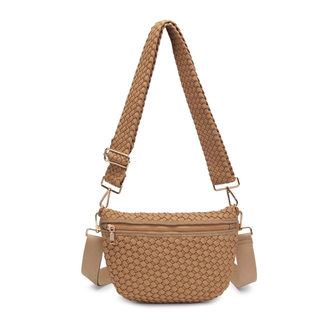 Nude Ethereal  Woven Sustainable Crossbody Lotiv Bag Purse