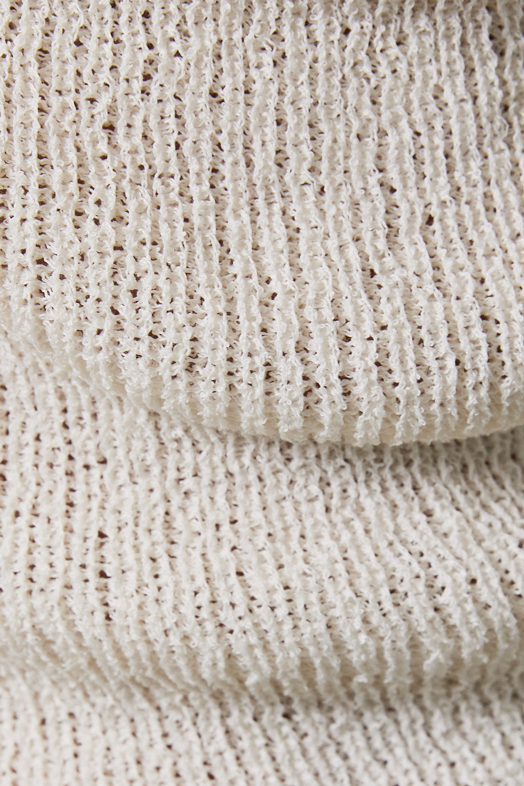 The Claire Cowl Halter Neck Sweater Top (Off White)