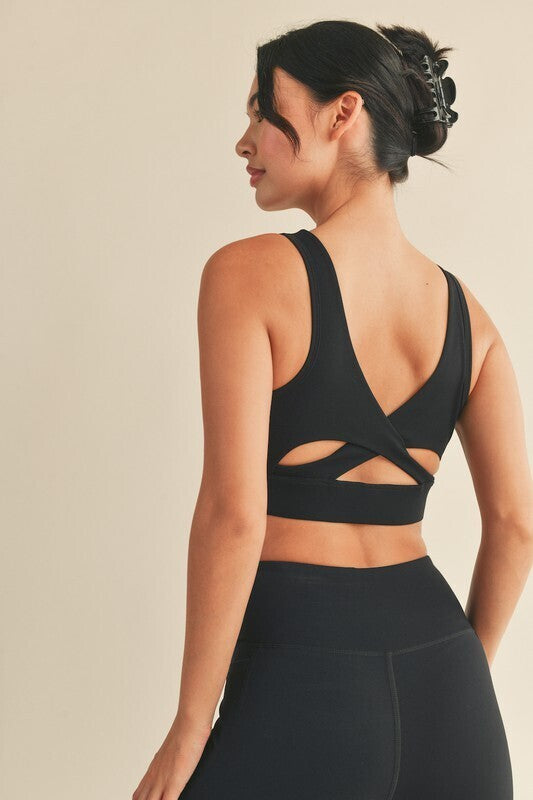 Under Control Sports Bra Top (Black)