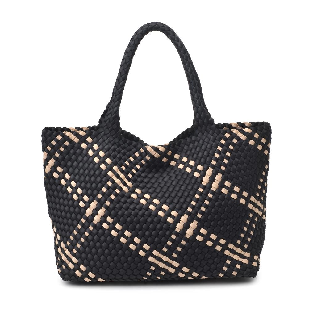 SKY'S THE LIMIT WOVEN NEOPRENE TOTE - LARGE