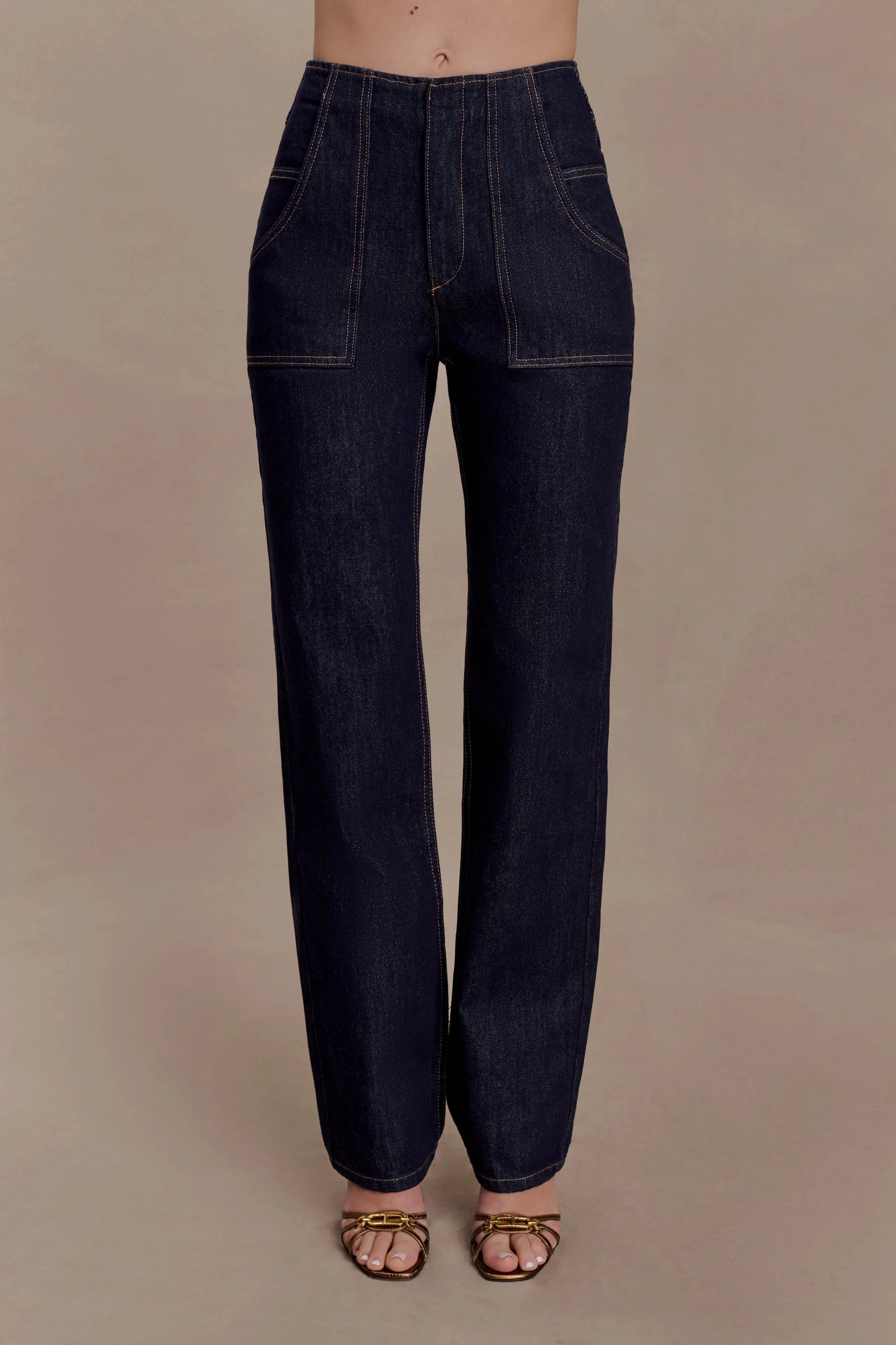 Dark High Waisted Blue Jean Lotiv Women's Denim