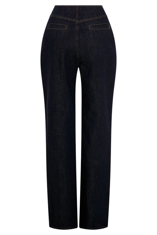 Dark High Waisted Blue Jean Lotiv Women's Denim